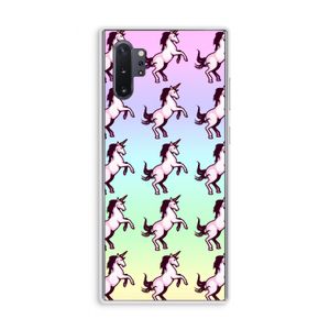 Musketon Unicorn: Samsung Galaxy Note 10 Plus Transparant Hoesje