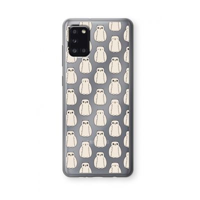 Uilen: Samsung Galaxy A31 Transparant Hoesje