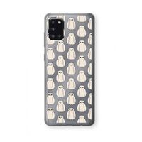 Uilen: Samsung Galaxy A31 Transparant Hoesje