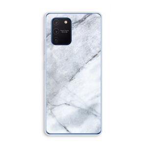Witte marmer: Samsung Galaxy Note 10 Lite Transparant Hoesje