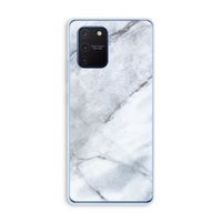 Witte marmer: Samsung Galaxy Note 10 Lite Transparant Hoesje