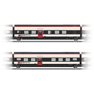 Märklin 43462 H0 aanvullingsset 2 voor de Giruno van de SBB D(B9) 2e klas en E(B8) 2e klas