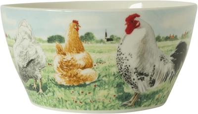 Wiebe&apos;s Farm Kom kip Ø13cm 6st