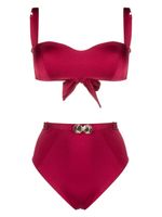 Noire Swimwear bikini bandeau Seashell - Rouge