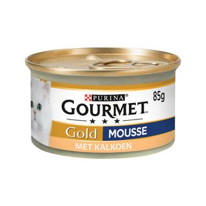 GOURMET Gold Mousse - Kalkoen - 48 x 85 gram