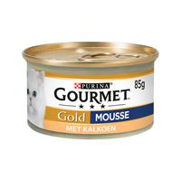 GOURMET Gold Mousse - Kalkoen - 48 x 85 gram - thumbnail