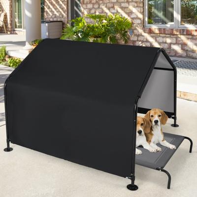 Schaduwhok voor Honden van Grote Middelgrote Kleine Rassen Huis voor Huisdieren met Waterdicht Dak Palen Tent voor Kippen Konijnen Vee