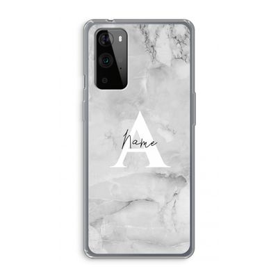 Ivory Marble: OnePlus 9 Pro Transparant Hoesje