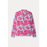 Pom Amsterdam - Blauw | Dames | Blouse | Blauw | 46 | regular | Kamst mode