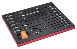 Bahco Foaminlay Fit&Go 3/3 met inbussleutels | gleuf- | Phillips- | Pozidriv-schroevendraaiers - 27-delig - FF1A1002