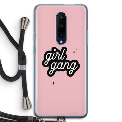Girl Gang: OnePlus 7 Pro Transparant Hoesje met koord