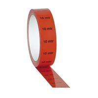 Showgear Showgear Markertape 25 mm/33 m indicator, rood