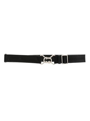 Gianfranco Ferré Pre-Owned ceinture à boucle logo (années 2000) - Noir