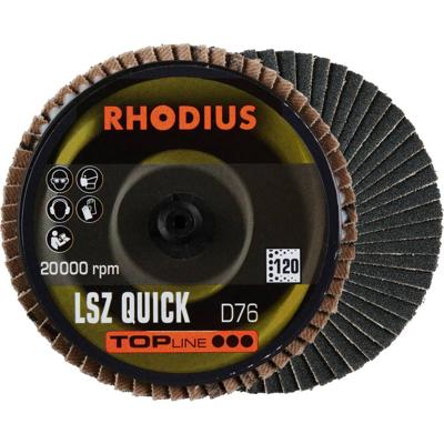 Rhodius 303937 LSZ QUICK Lamellenschijf RVS, Staal, Non-ferrometaal 10 stuk(s)