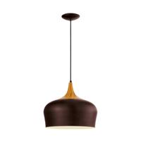 Eglo HanglampObregon bruin met houtbruin - 95385