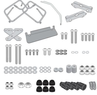 GIVI PLO_N Zijkofferhouders, Motorspecifieke bagage, PLO9350N