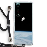 Alone in Space: Sony Xperia 5 III Transparant Hoesje met koord