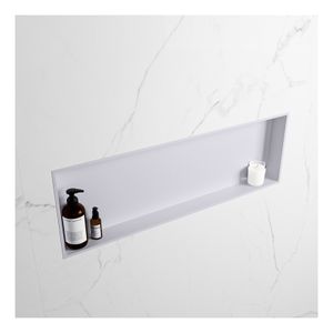 Wandnis Solid Surface Easy | In- en opbouw | 30x90x8 cm | 1 vak | Cale