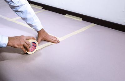 Tesa afplaktape Tesakrepp 4323 Chamois 25mmx50mtr