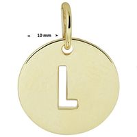 TFT Hanger Geelgoud Letter L