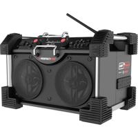 PerfectPro RockHart Bouwradio DAB+, VHF (FM) AUX, Bluetooth, NFC, USB Spatwaterbestendig, Stofdicht, Stofvast, Acculaadfunctie Zwart - thumbnail