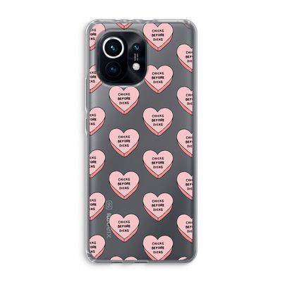 Chicks before dicks: Xiaomi Mi 11 Transparant Hoesje