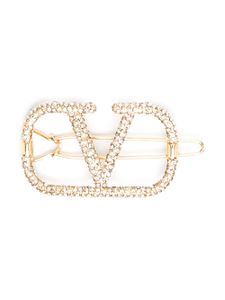 Valentino Garavani barrette VLogo Signature ornée de cristaux