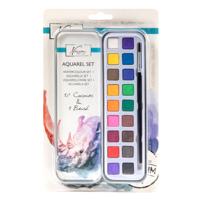 Nassau Fine Art Nassau aquarel verfset, 18 kleuren