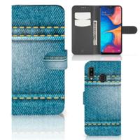Samsung Galaxy A30 | Wallet Case | met Pasjes | Jeans