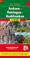 Wegenkaart - landkaart 08 Sachsen - Thüringen - Hochfranken | Freytag