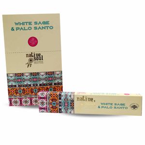 Green Tree Native Soul White Sage en Palo Santo (12 pakjes)