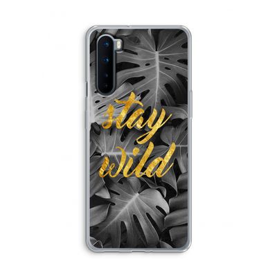 Stay wild: OnePlus Nord Transparant Hoesje