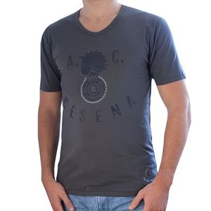 Pouchain - Cesena 79 V-neck T-shirt - Grey