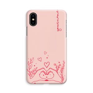 Love is in the air: iPhone Xs Volledig Geprint Hoesje