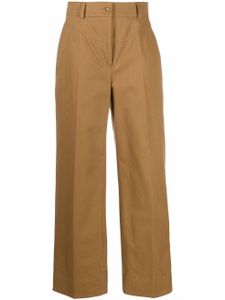 Alberta Ferretti pantalon de tailleur ample - Marron