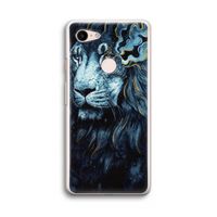 Darkness Lion: Google Pixel 3 Transparant Hoesje