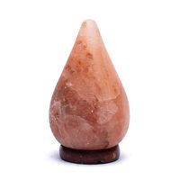 Himalaya Zoutlamp Oranje Druppel (ca. 2350 gram) 13 x 13 x 18 cm - thumbnail