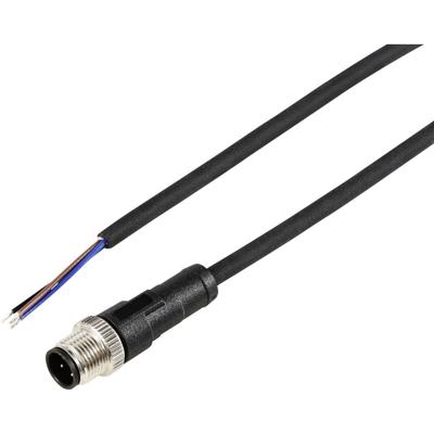 TRU COMPONENTS TC-12833168 Sensor/actuator aansluitkabel M12 Aantal polen (sensoren): 3 Stekker, recht 10 m 1 stuk(s)