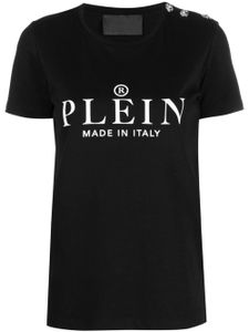 Philipp Plein t-shirt à logo imprimé - Noir