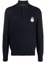 Billionaire polo à patch logo - Bleu