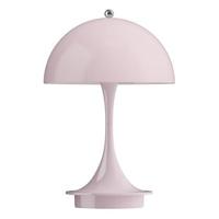 Louis Poulsen Panthella tafellamp V3 Ø16 LED oplaadbaar Opal Rose