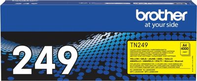 Brother toner, 4.000 pagina&apos;s, OEM TN-249Y, geel