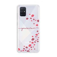 Kusjes: Galaxy A71 Transparant Hoesje
