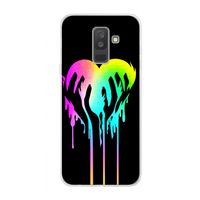 Hold My Heart: Samsung Galaxy A6 Plus (2018) Transparant Hoesje