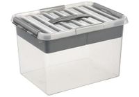 Sunware Q-line multibox 22 liter transp/metaal - thumbnail