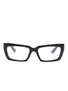 Miu Miu Eyewear lunettes de vue à monture rectangulaire imprimée - Noir