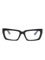 Miu Miu Eyewear lunettes de vue à monture rectangulaire imprimée - Noir