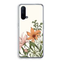 Floral bouquet: OnePlus Nord CE 5G Transparant Hoesje