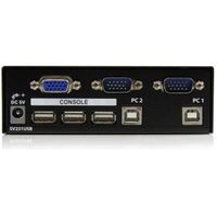 StarTech.com 2-poort Professionele USB KVM-Switch met Bekabeling