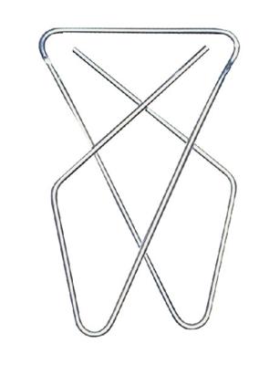 Vlinderclip n°10/40mm, gegalvaniseerd, doos met 50 clips